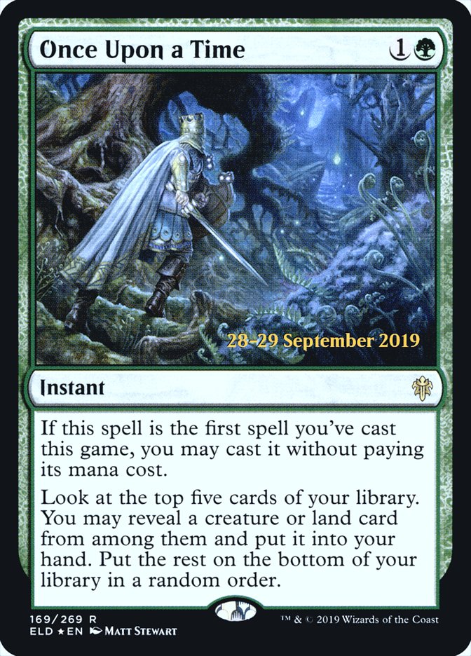 Once Upon a Time [Throne of Eldraine Promos] | Game Haven TX
