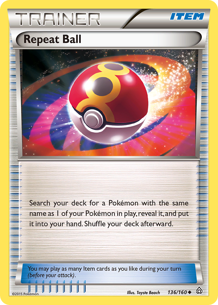 Repeat Ball (136/160) [XY: Primal Clash] | Game Haven TX