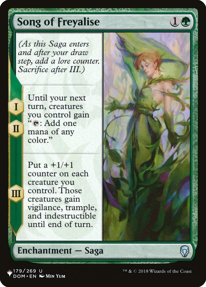 Song of Freyalise [The List] | Game Haven TX