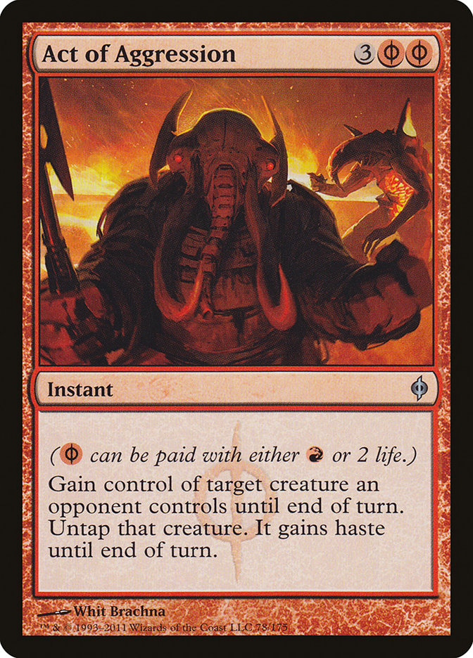Act of Aggression [New Phyrexia] | Game Haven TX