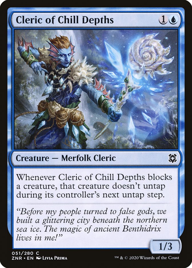 Cleric of Chill Depths [Zendikar Rising] | Game Haven TX