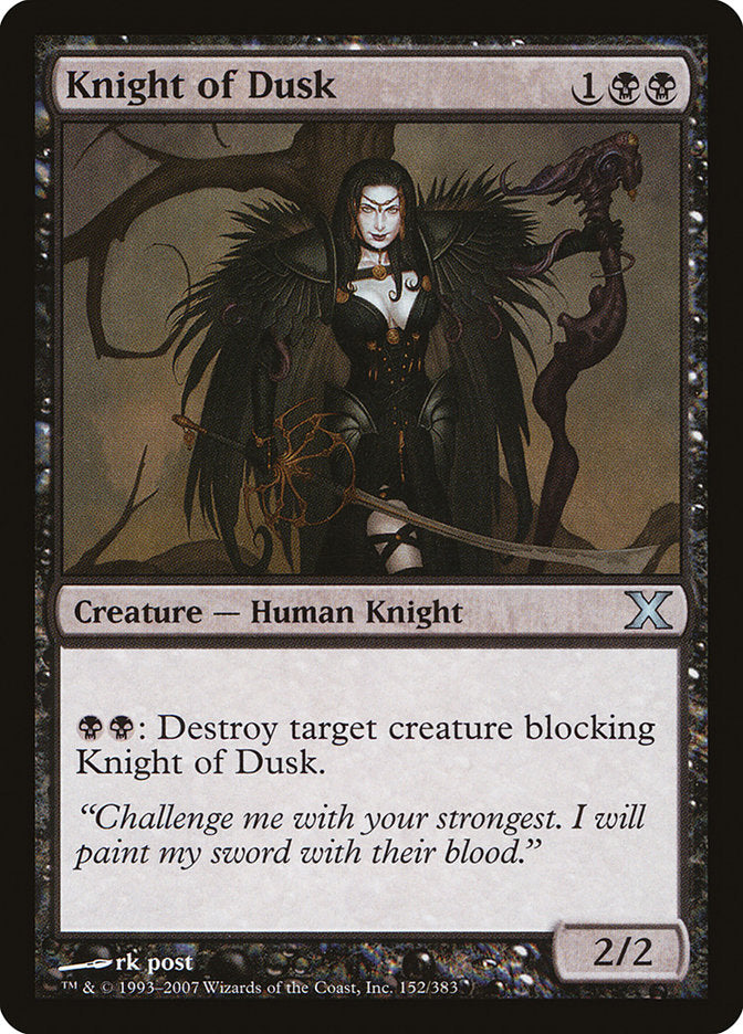 Knight of Dusk [Tenth Edition] | Game Haven TX