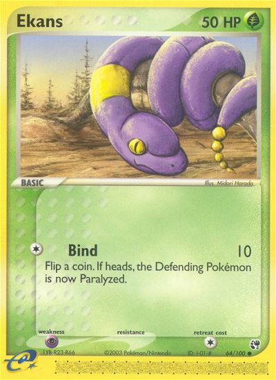 Ekans (64/100) [EX: Sandstorm] | Game Haven TX