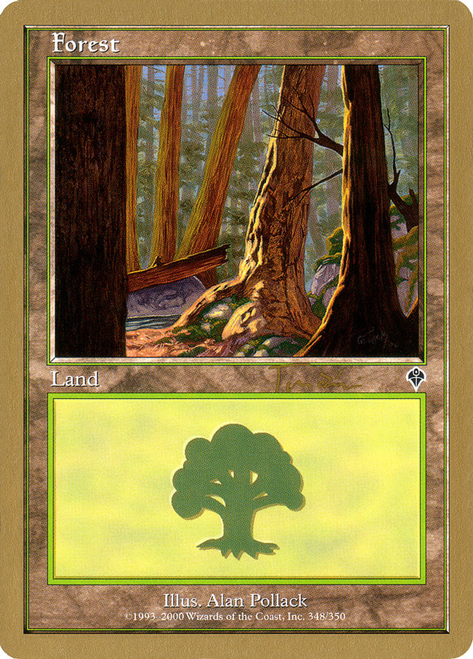 Forest (jt348a) (Jan Tomcani) [World Championship Decks 2001] | Game Haven TX