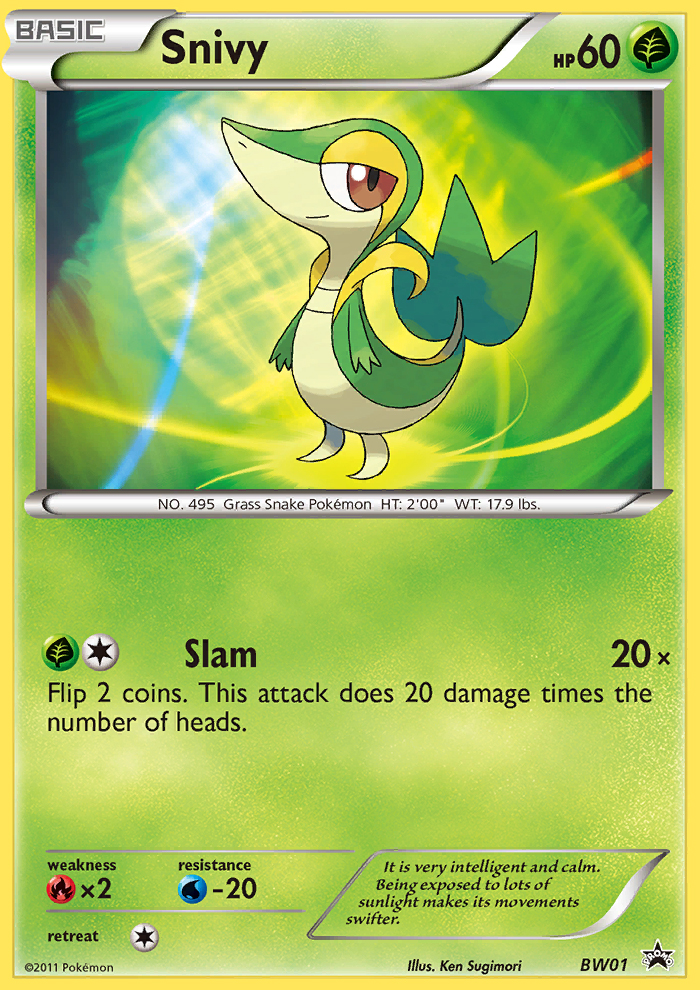 Snivy (BW01) [Black & White: Black Star Promos] | Game Haven TX
