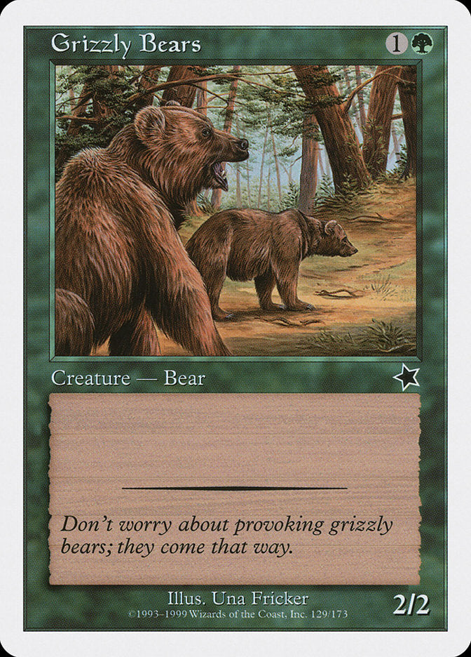 Grizzly Bears [Starter 1999] | Game Haven TX