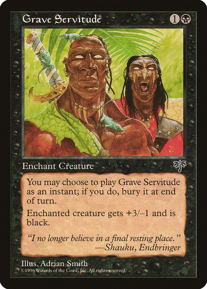 Grave Servitude [Mirage] | Game Haven TX