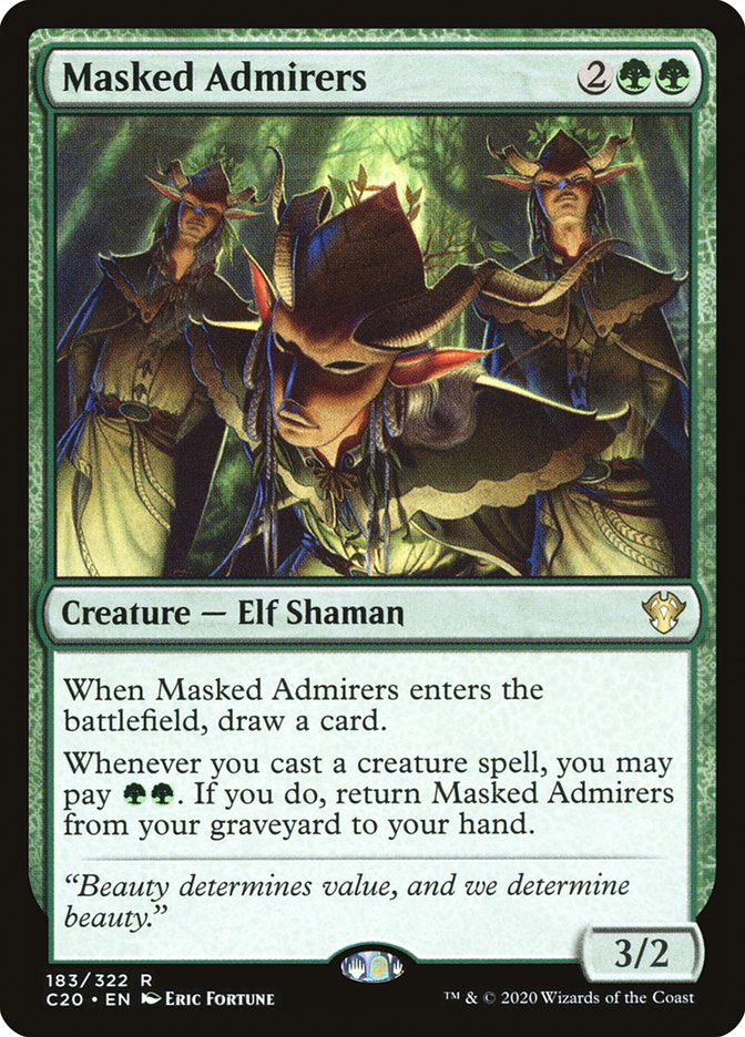 Masked Admirers [Commander 2020] | Game Haven TX