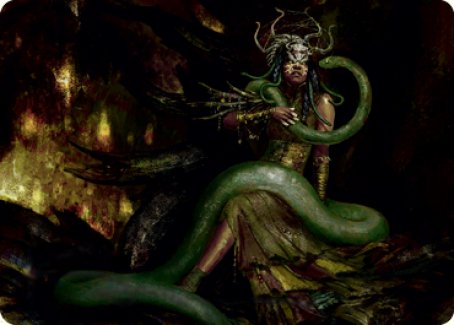 Saryth, the Viper's Fang Art Card [Innistrad: Midnight Hunt Art Series] | Game Haven TX
