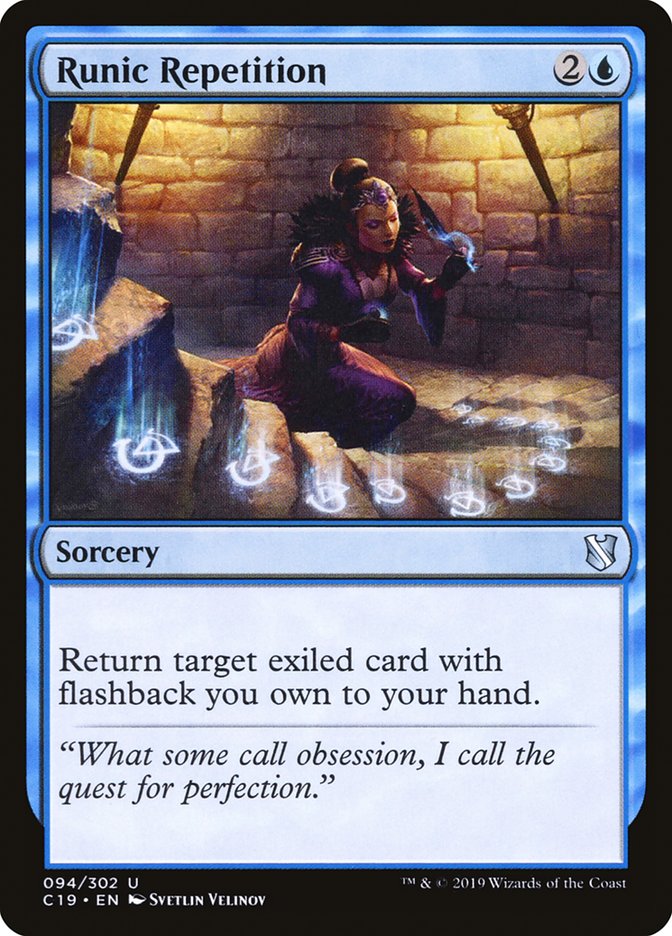 Runic Repetition [Commander 2019] | Game Haven TX