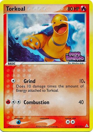 Torkoal (33/110) (Stamped) [EX: Holon Phantoms] | Game Haven TX