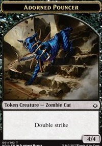 Adorned Pouncer // Horse Double-sided Token [Hour of Devastation Tokens] | Game Haven TX