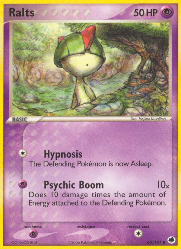 Ralts (60/101) [EX: Dragon Frontiers] | Game Haven TX