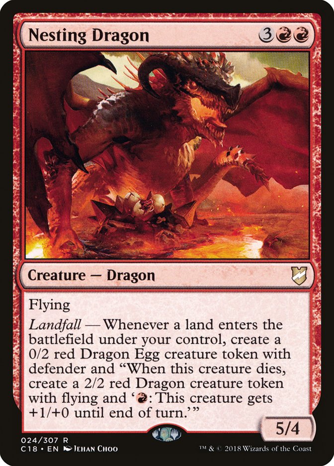 Nesting Dragon [Commander 2018] | Game Haven TX