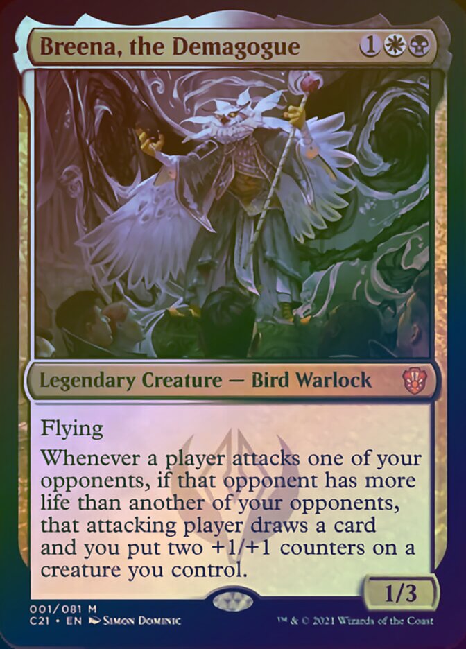 Breena, the Demagogue (Display Commander) [Commander 2021] | Game Haven TX