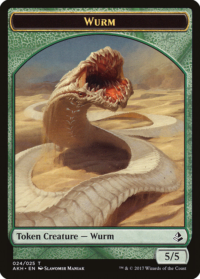 Wurm [Amonkhet Tokens] | Game Haven TX