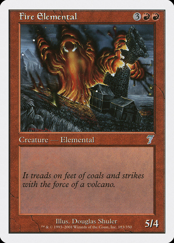 Fire Elemental [Seventh Edition] | Game Haven TX