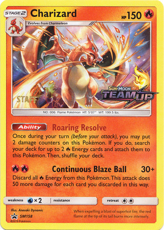 Charizard (SM158) (Staff) [Sun & Moon: Black Star Promos] | Game Haven TX