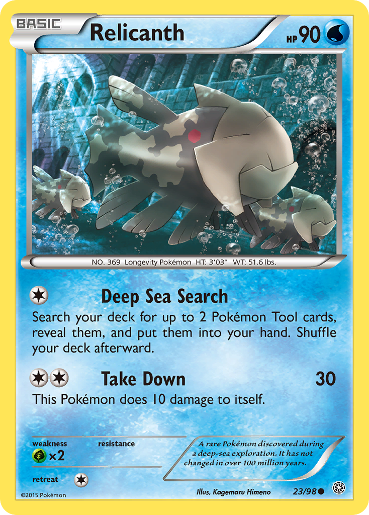 Relicanth (23/98) [XY: Ancient Origins] | Game Haven TX