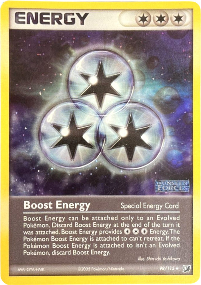 Boost Energy (98/115) (Stamped) [EX: Unseen Forces] | Game Haven TX