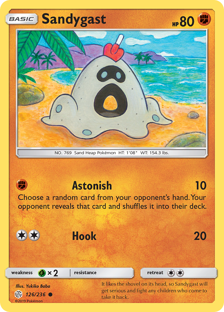 Sandygast (126/236) [Sun & Moon: Cosmic Eclipse] | Game Haven TX