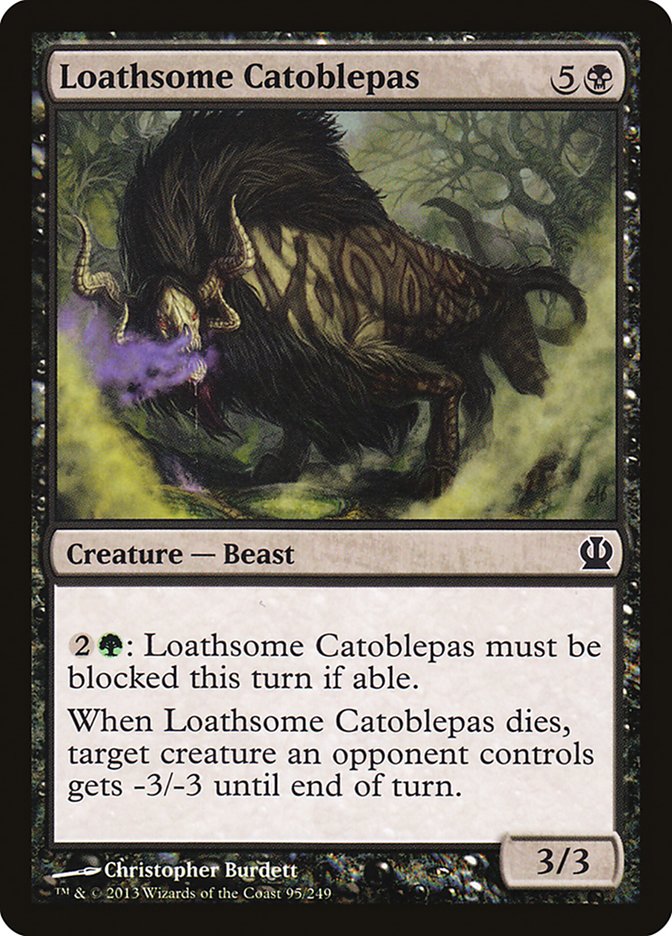 Loathsome Catoblepas [Theros] | Game Haven TX
