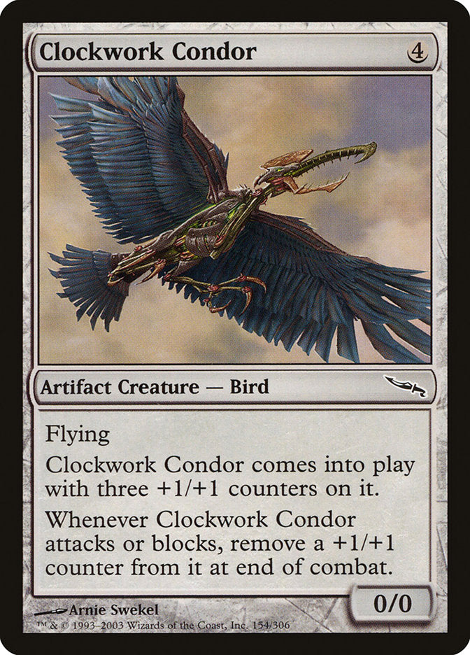 Clockwork Condor [Mirrodin] | Game Haven TX