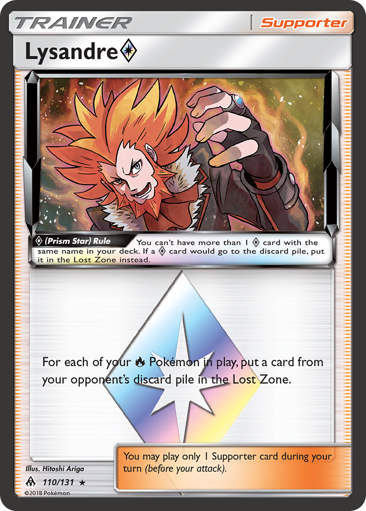 Lysandre (110/131) (Prism Star) [Sun & Moon: Forbidden Light] | Game Haven TX