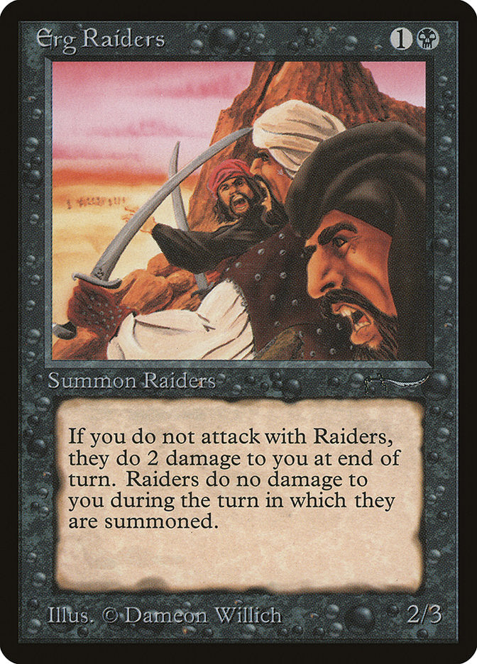 Erg Raiders (Light Mana Cost) [Arabian Nights] | Game Haven TX