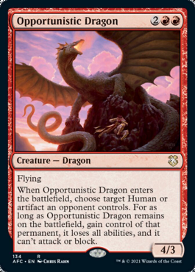 Opportunistic Dragon [Dungeons & Dragons: Adventures in the Forgotten Realms Commander] | Game Haven TX