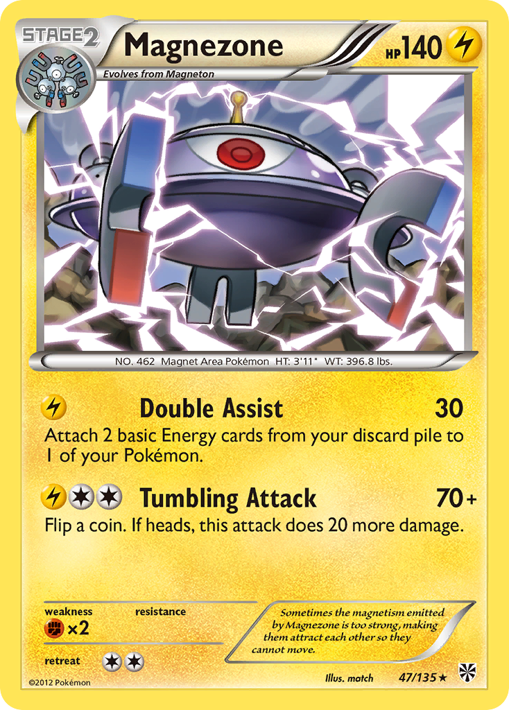 Magnezone (47/135) [Black & White: Plasma Storm] | Game Haven TX