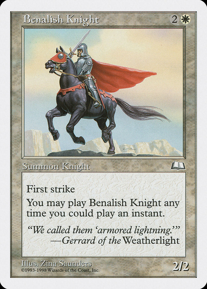 Benalish Knight [Anthologies] | Game Haven TX