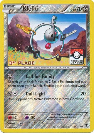 Klefki (66/119) (League Promo 3rd Place) [XY: Phantom Forces] | Game Haven TX