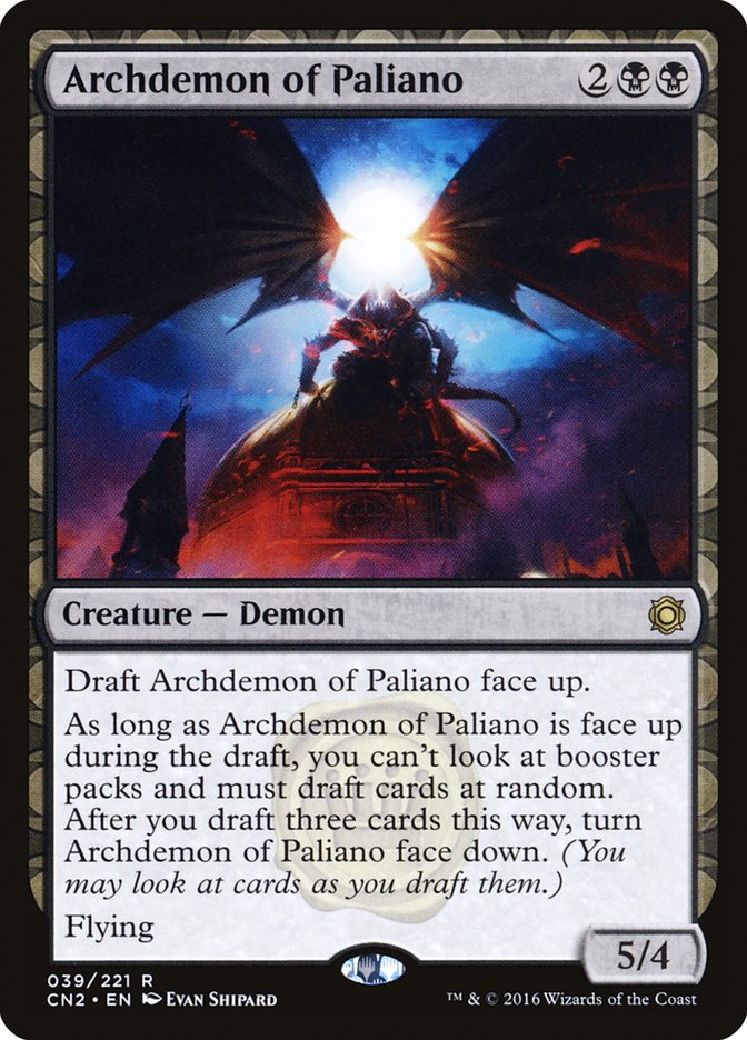 Archdemon of Paliano [Conspiracy: Take the Crown] | Game Haven TX