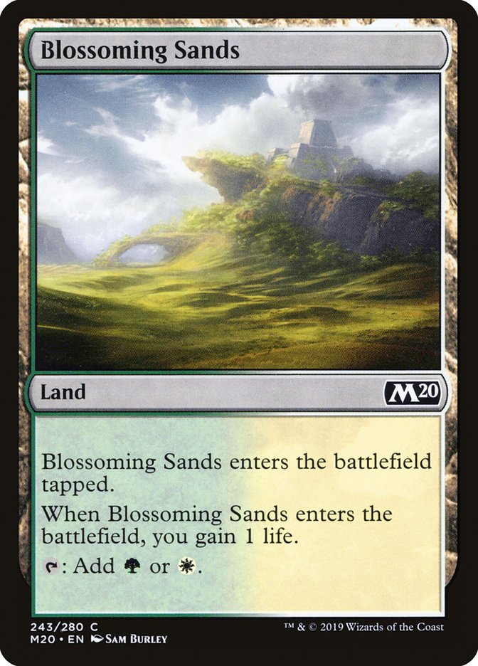 Blossoming Sands [Core Set 2020] | Game Haven TX