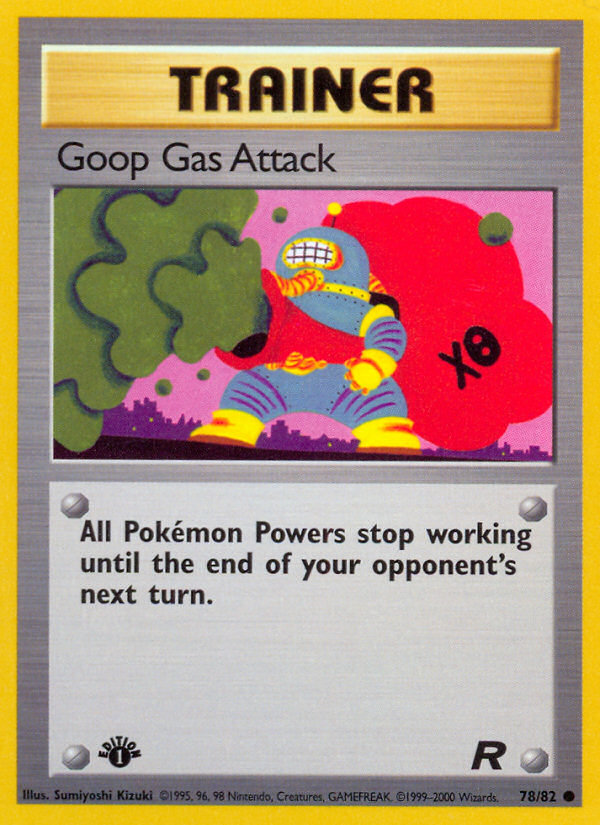 Goop Gas Attack (78/82) [Team Rocket 1st Edition] | Game Haven TX