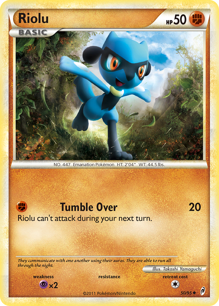 Riolu (50/95) [HeartGold & SoulSilver: Call of Legends] | Game Haven TX