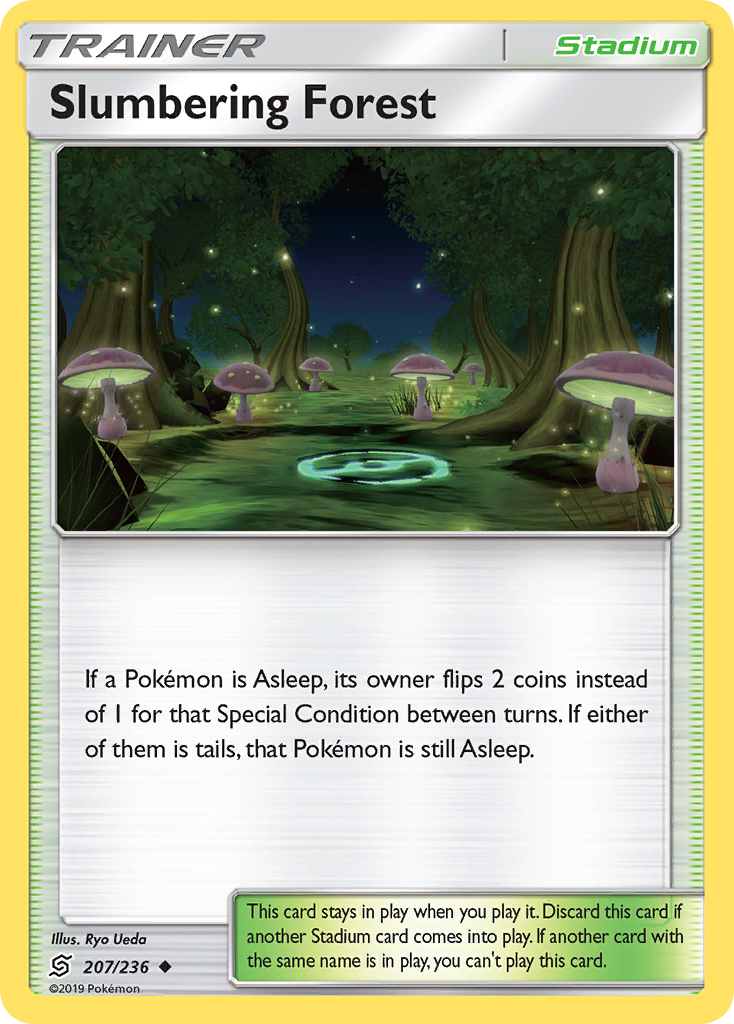 Slumbering Forest (207/236) [Sun & Moon: Unified Minds] | Game Haven TX