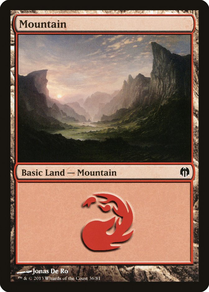 Mountain [Duel Decks: Heroes vs. Monsters] | Game Haven TX