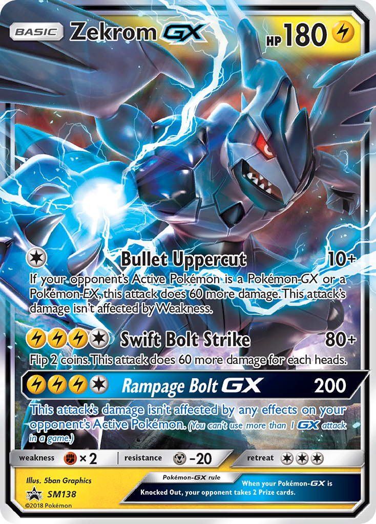 Zekrom GX (SM138) [Sun & Moon: Black Star Promos] | Game Haven TX