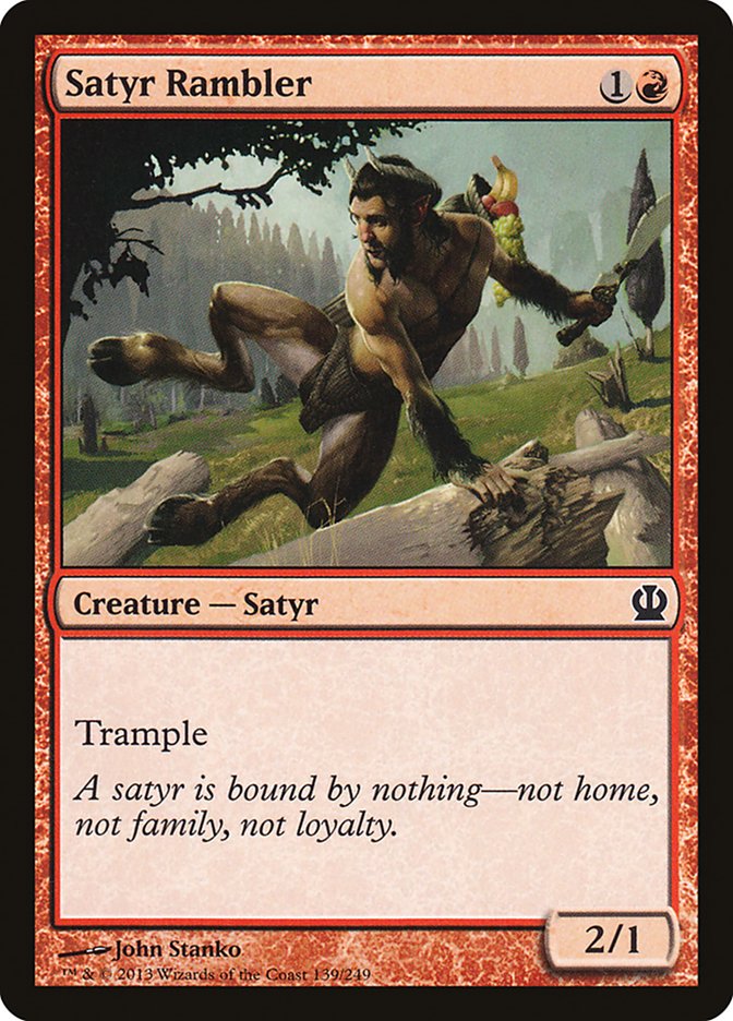 Satyr Rambler [Theros] | Game Haven TX