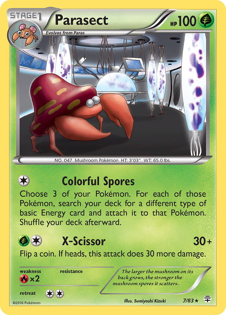 Parasect (7/83) [XY: Generations] | Game Haven TX