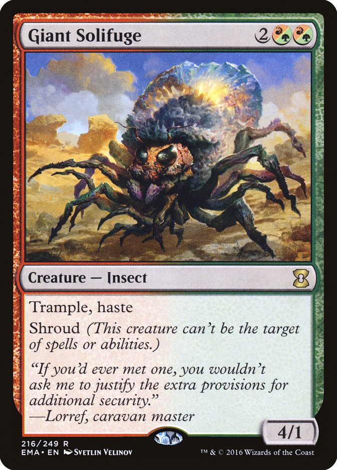 Giant Solifuge [Eternal Masters] | Game Haven TX