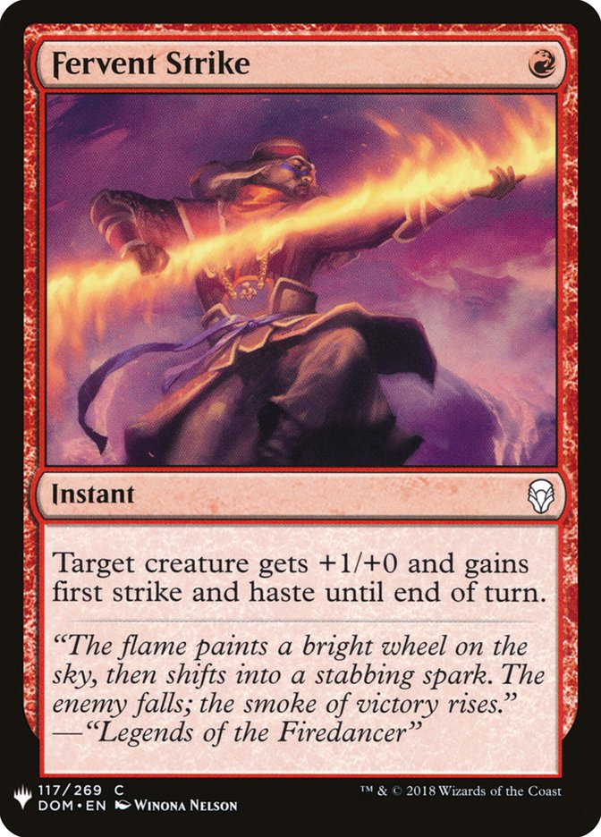 Fervent Strike [Mystery Booster] | Game Haven TX