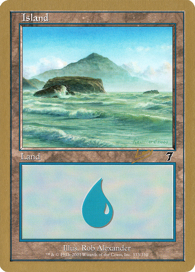 Island (333) (Raphael Levy) [World Championship Decks 2002] | Game Haven TX