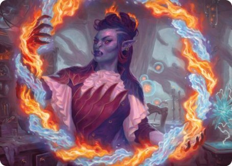 Rootha, Mercurial Artist Art Card [Strixhaven: School of Mages Art Series] | Game Haven TX
