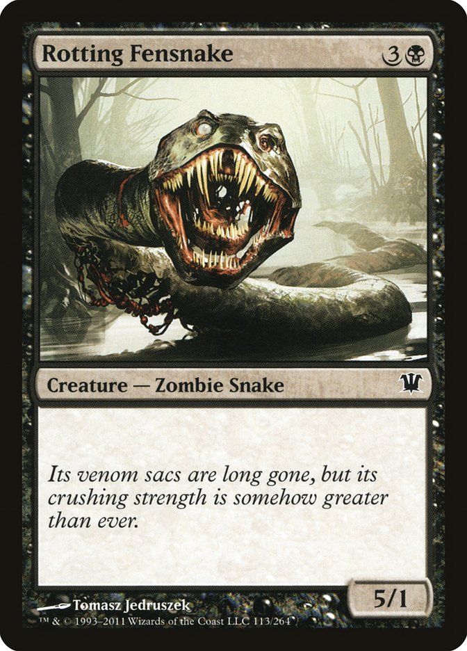Rotting Fensnake [Innistrad] | Game Haven TX