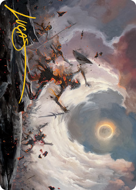 Damn Art Card (Gold-Stamped Signature) [Modern Horizons 2 Art Series] | Game Haven TX
