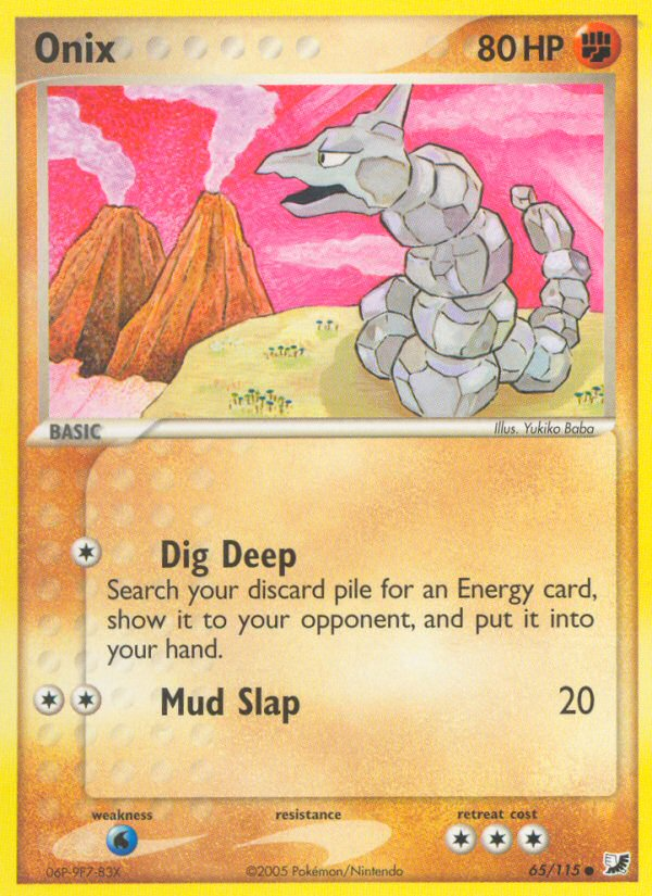 Onix (65/115) [EX: Unseen Forces] | Game Haven TX
