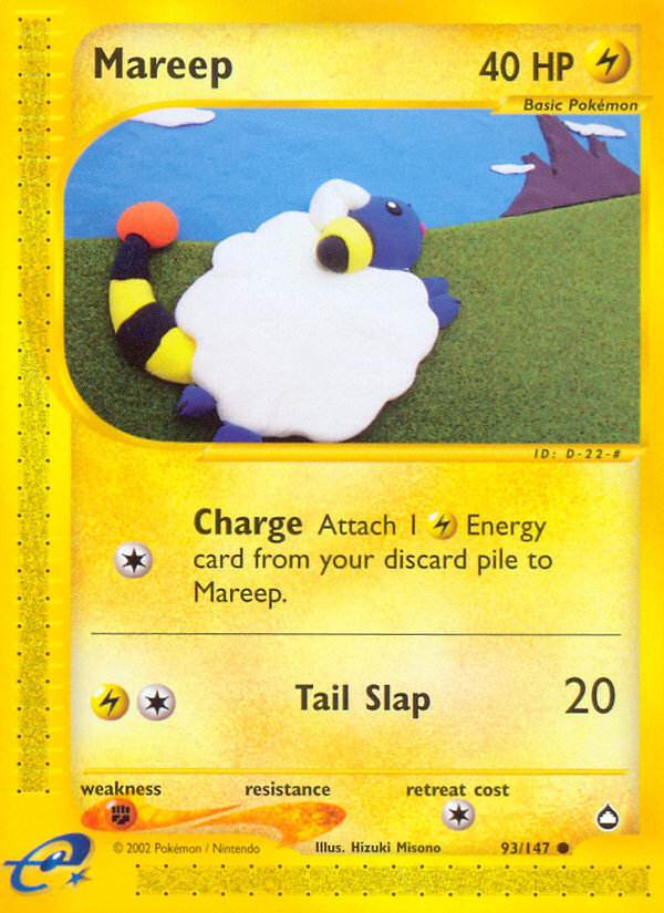 Mareep (93/147) [Aquapolis] | Game Haven TX